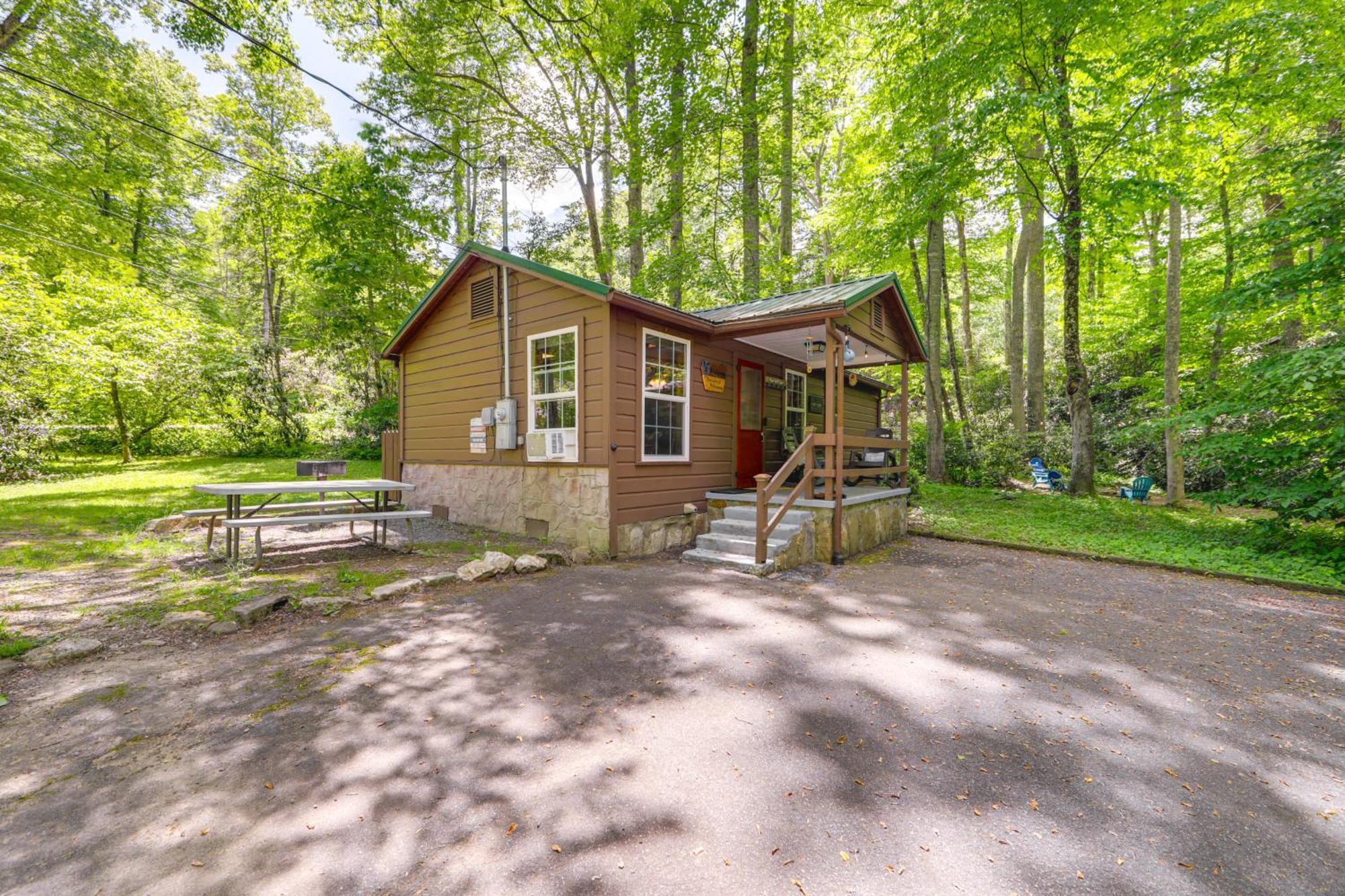 Pet-Friendly Creekside Cabin With Pool Access! Maggie Valley Exterior photo